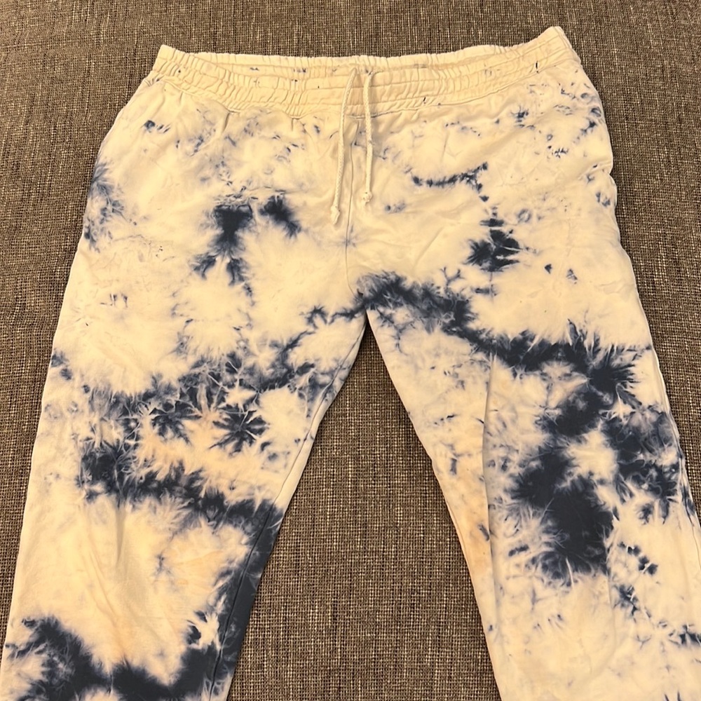 Tie Dye Blue Sweatpants